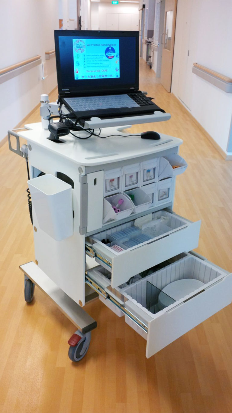 Phlebotomy Mobile Workstation PB-08 : Laboratory and Healthcare